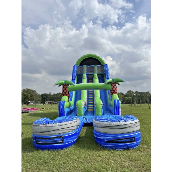 24ft Blue Paradise Double Lane